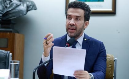 Fux solicita a Janones comprovante de pagamento no caso da rachadinha Audiência Pública - Inteligência artificial e as mudanças na Lei Geral de Proteção de Dados Pessoais. Dep. André Janones (AVANTE-MG) (Foto: Mario Agra / Câmara dos Deputados)