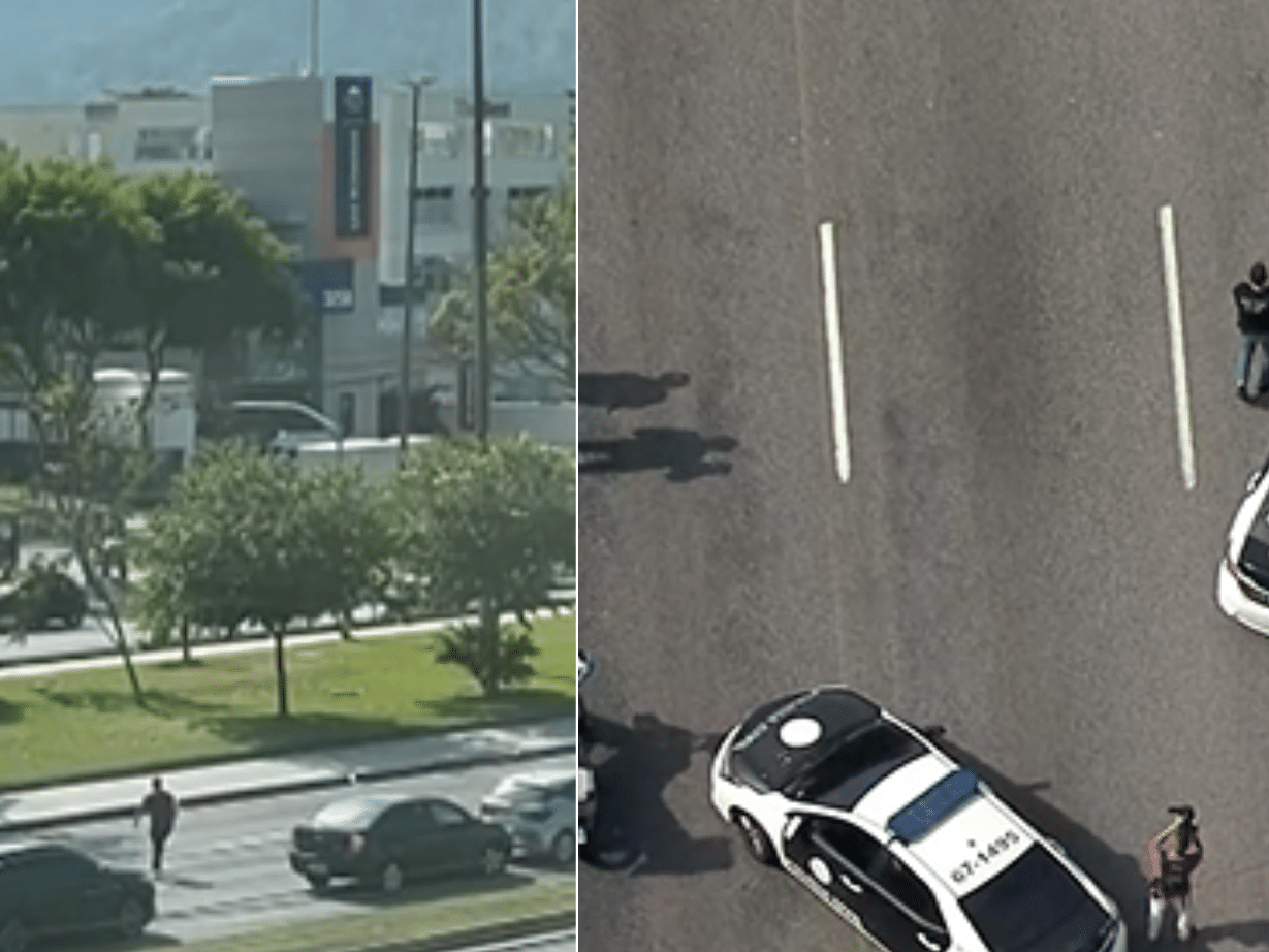 Ex-PM é preso pela polícia civil por suspeita de envolvimento em ataque a bicheiro Atentado aconteceu na Barra da Tijuca (Foto: Reprodução)
