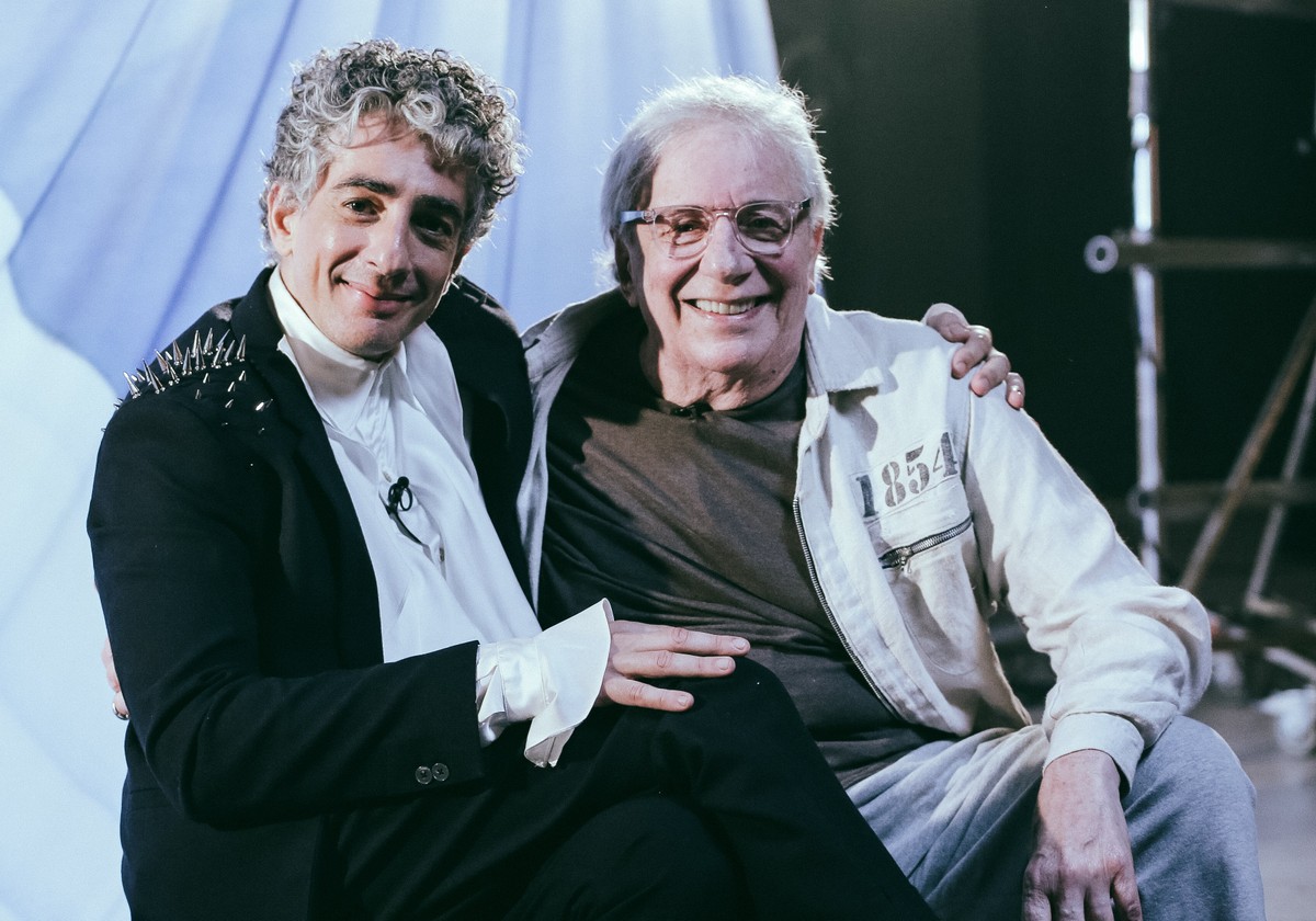 Michel Melamed e Marco Nanini no 'Polipolar show' (Foto: Divulgação/Asafe Ghalib)