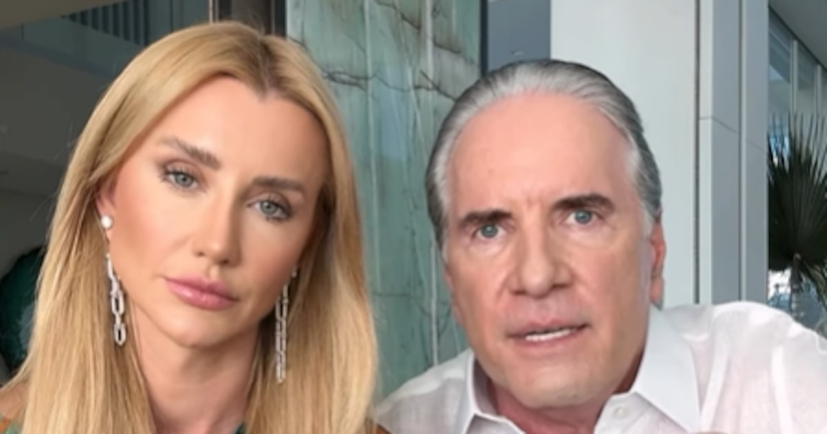 Justus se manifesta contra ameaças à filha após polêmica em redes sociais Ana Paula Siebert e Roberto Justus em vídeo com pronunciamento após foto em família com a filha Vicky ter recebido comentários de ódio na internet (Foto: @robertoljustus via Instagram)