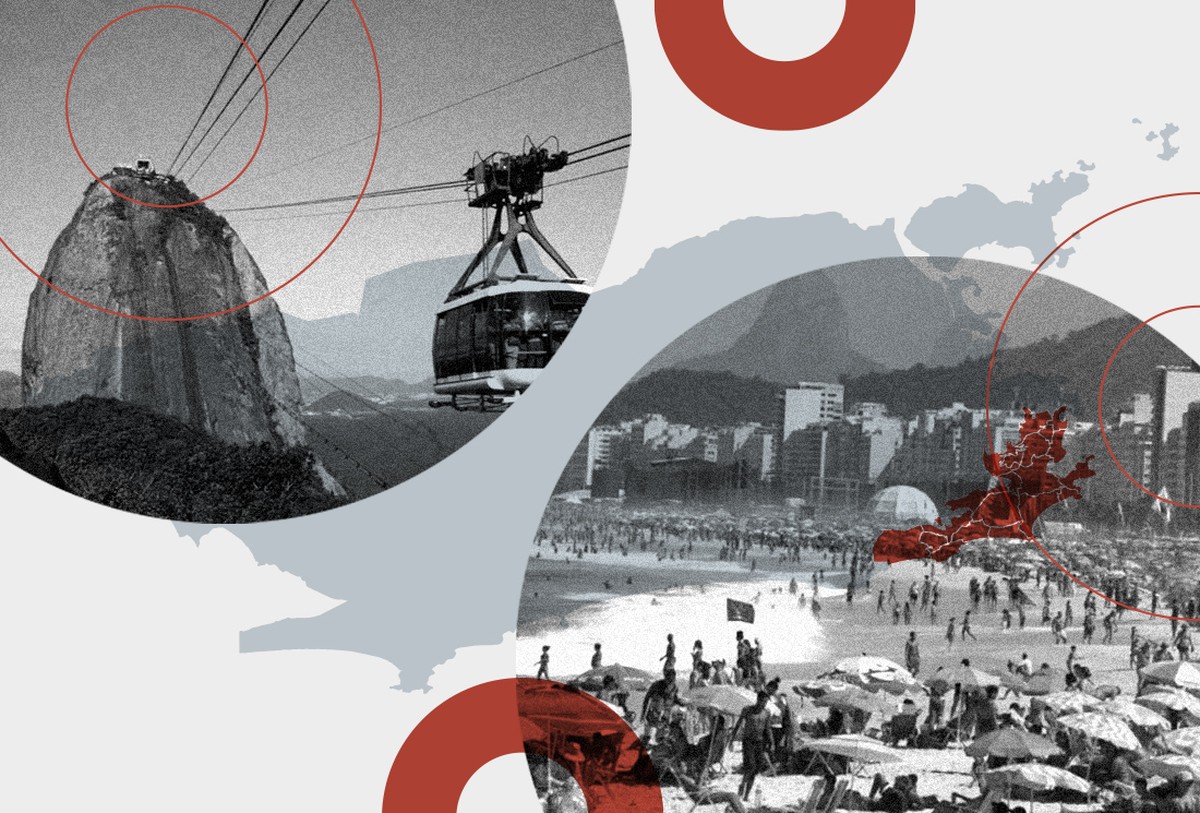 Roubos de celular na Gávea: dados revelam aumento ou diminuição dos crimes A Zona Sul do Rio de Janeiro (Foto: Editoria de Arte)