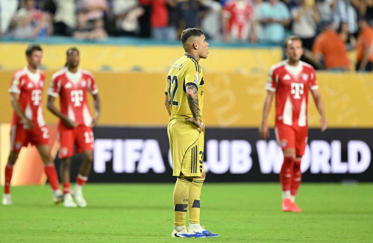 Mundial provoca debate sobre diferenças entre futebol sul-americano e europeu Boca Juniors perdeu para o Bayern de Munique (Foto: PATRICIA DE MELO MOREIRA / AFP)