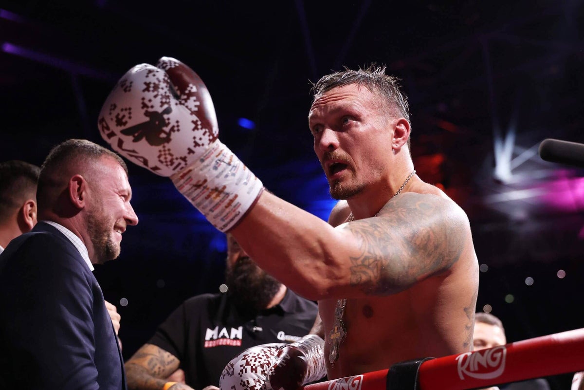 Oleksandr Usyk se destaca como um dos maiores nomes do boxe mundial Foto: Reprodução/The Athletic UK