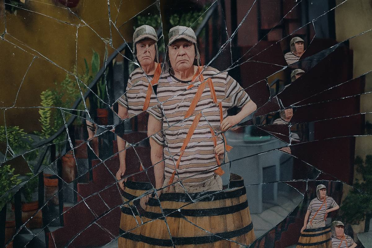 Imagem criada com inteligência artificial a partir de cena do seriado 'Chaves' (Foto: Reprodução)