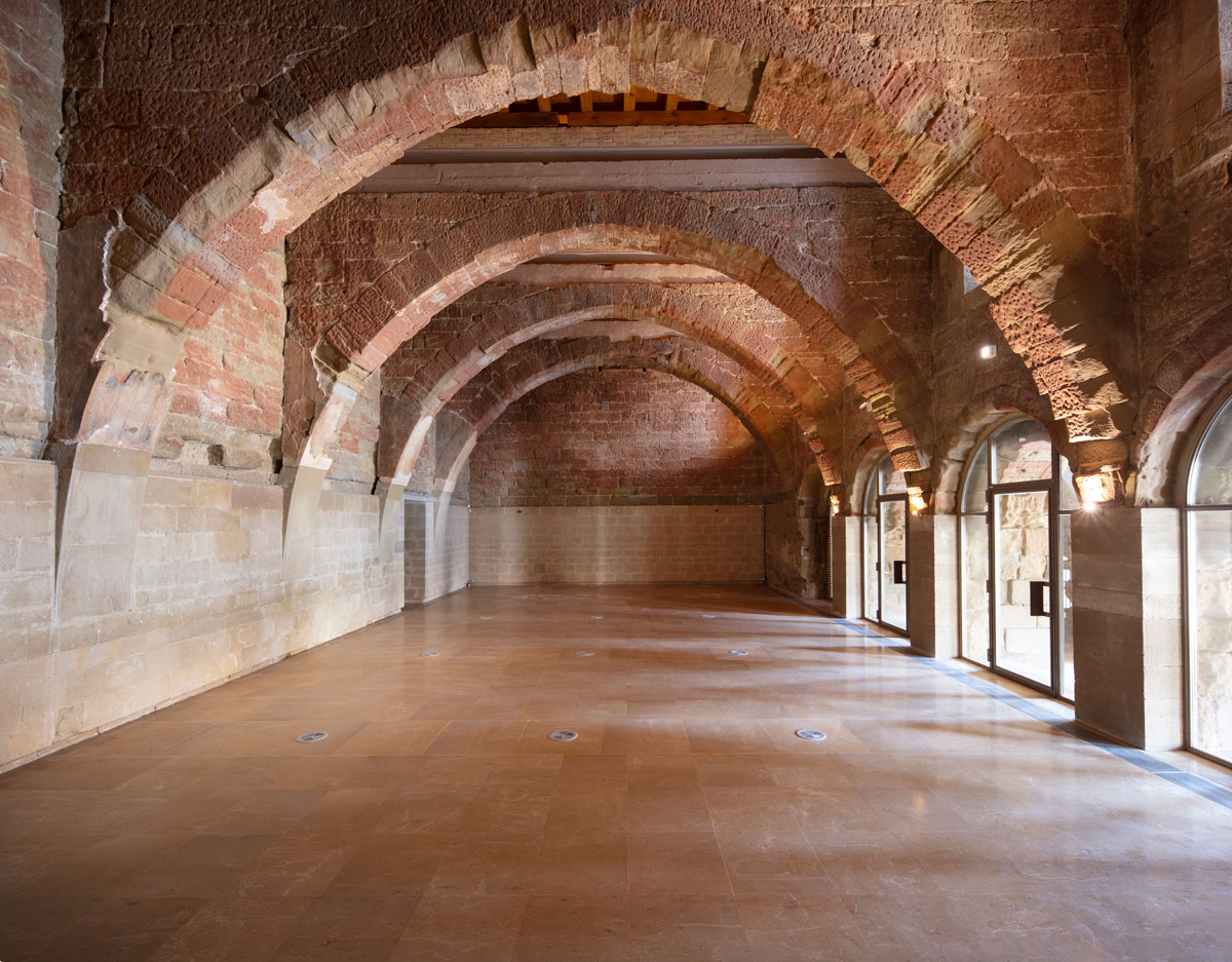 O interior do Mosteiro Real de Santa Maria de Sijena, na Aragão, Espanha. (Foto: Javier Broto/Europa Press via Getty Images)