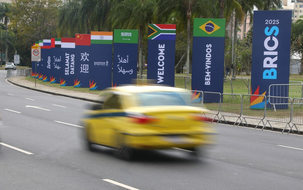 Brics no Rio terá ausências significativas; confira os participantes confirmados Rio 'decorado' para o Brics (Foto: Fábio Motta / Prefeitura do Rio)
