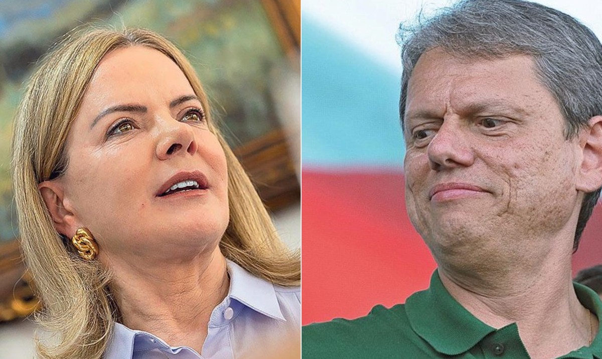 Trump intensifica conflito entre governo Lula e governadores de direita Ministra das Relações Institucionais, Gleisi Hoffmann (à esquerda), e o governador de São Paulo, Tarcísio de Freitas (à direita) (Foto: Wenderson Araújo e Edilson Dantas)