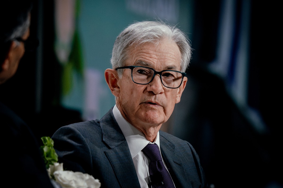 Presidente do Federal Reserve (Fed), Jerome Powell (Foto: Jamie Kelter Davis/Bloomberg)