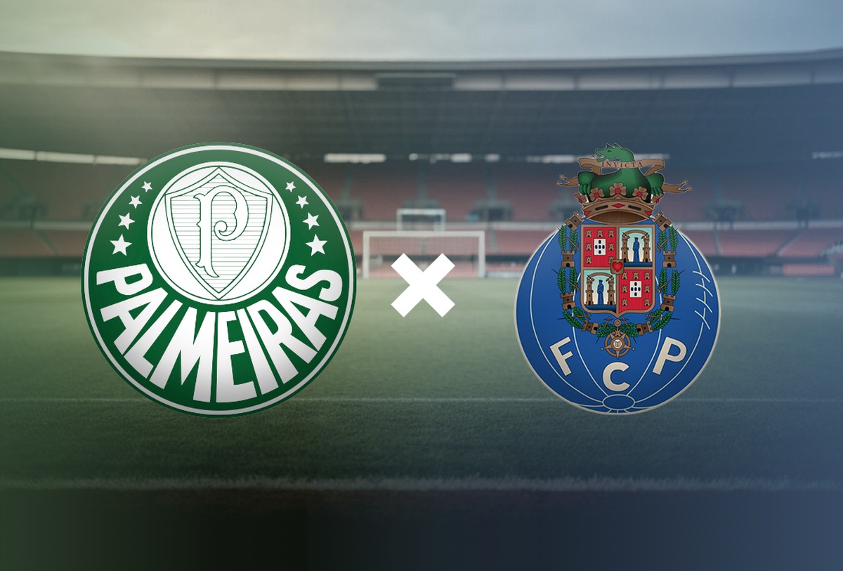 Palmeiras x Porto pelo Mundial de Clubes (Foto: Editoria de Arte)