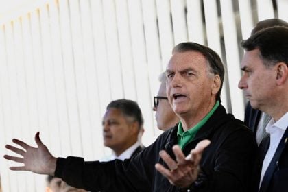 Bolsonaro se reúne com PL no primeiro dia útil com tornozeleira eletrônica O ex-presidente Jair Bolsonaro. (Foto: Mateus Bonomi/AFP)