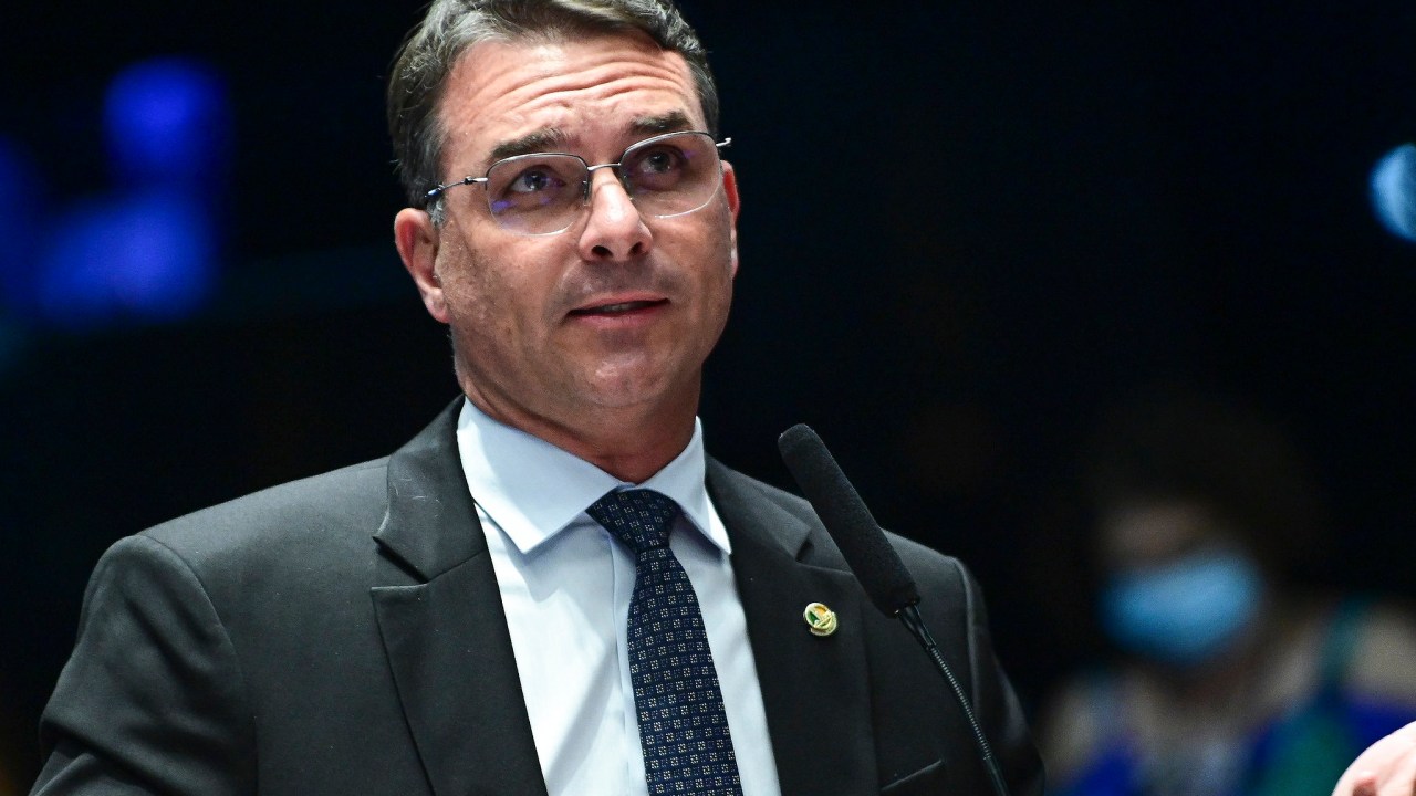 Senador Flávio Bolsonaro (PL-RJ) (Foto: Andressa Anholete/Agência Senado)