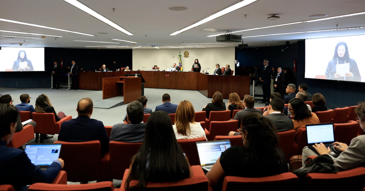 STF se prepara para novas pressões dos EUA antes do julgamento do golpe Primeira Turma do STF onde tramita processo por tentativa de golpe contra o ex-presidente Jair Bolsonaro (Foto: Rosinei Coutinho/STF)