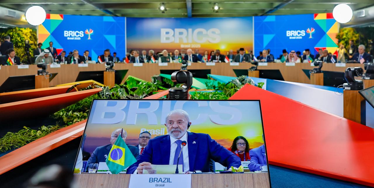 Lula defende BRICS e critica tarifas de Trump como intromissão indevida Foto: Reprodução