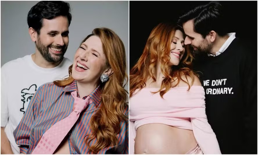 Dani Calabresa exibe barriga de grávida e aguarda chegada do bebê a qualquer momento