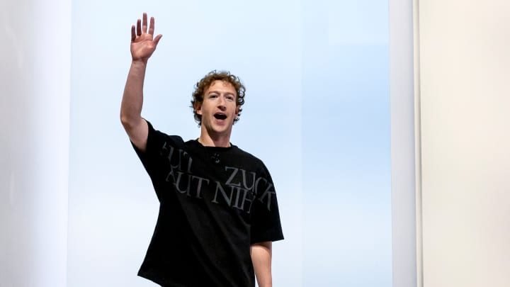 Mark Zuckerberg, CEO da Meta Platforms Inc., chega para o evento Meta Connect em Menlo Park, Califórnia, em 25 de setembro de 2024. (Foto: David Paul Morris | Bloomberg | Getty Images)
