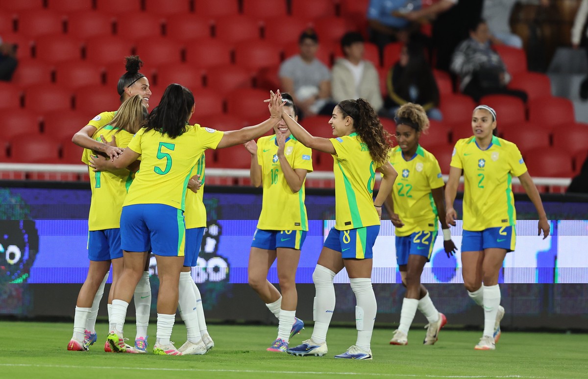 Brasil enfrenta Colômbia na final da Copa América em busca do nono título Seleção brasileira mira nono título da Copa América feminina (Foto: Lívia Villas Boas/CBF)