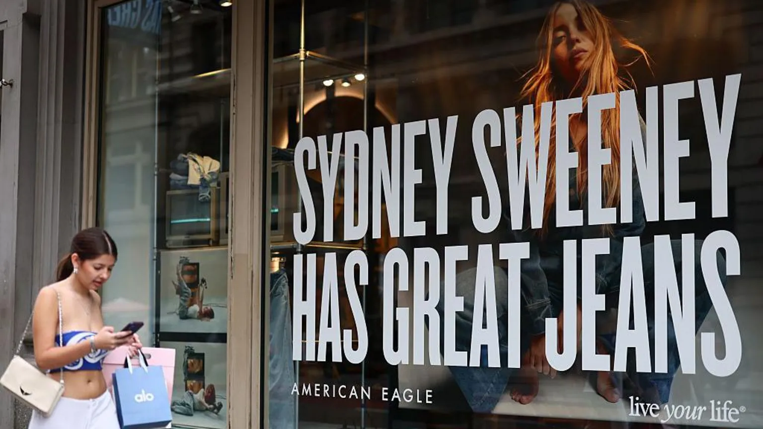 Trump sobre o comercial de Sydney Sweeney e afiliação política (Foto: Getty Images)