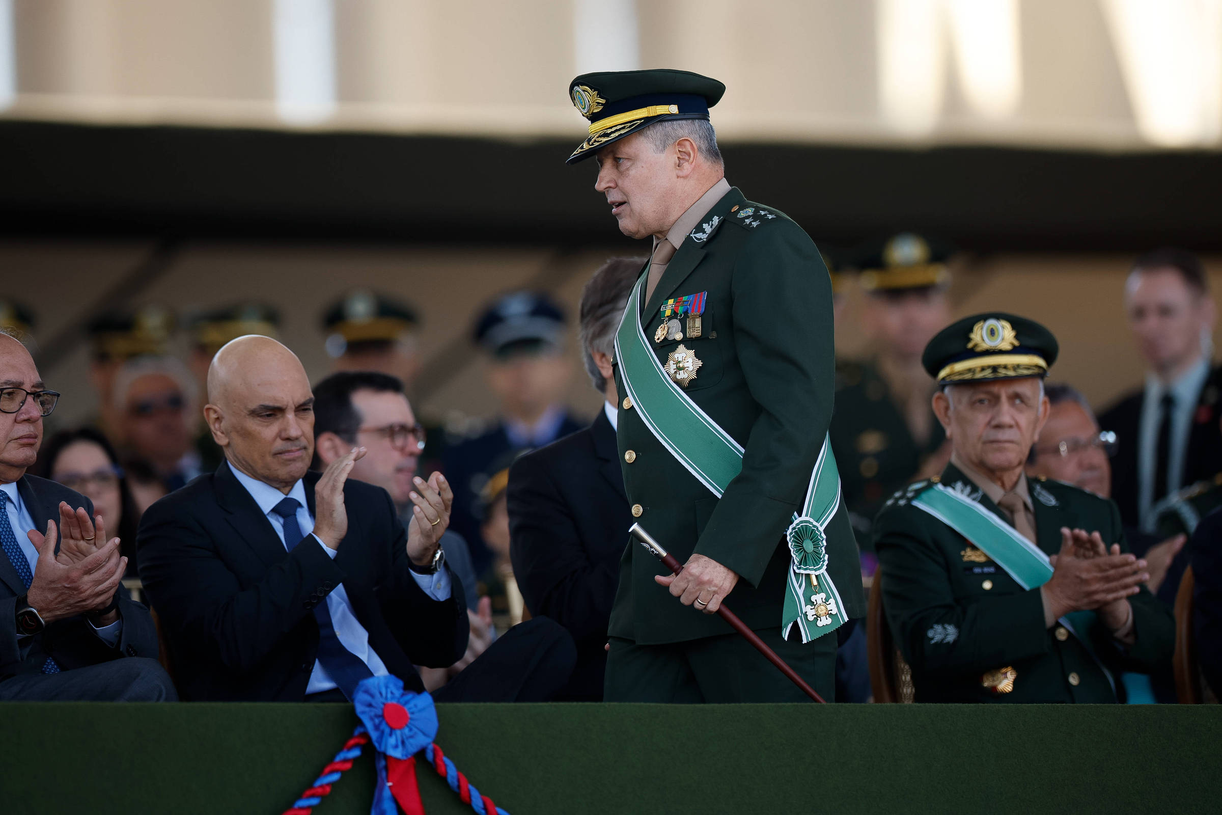 O general Tomás Paiva assumiu o comando do Exército no início de 2023, após crise de desconfiança entre o presidente Lula (PT) e o general Julio César Arruda (Foto: Pedro Ladeira - 22.ago.24/Folhapress)