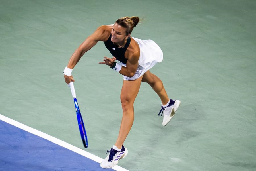Sakkari vence partida difícil e se prepara para enfrentar Pegula na próxima fase Foto: Reprodução