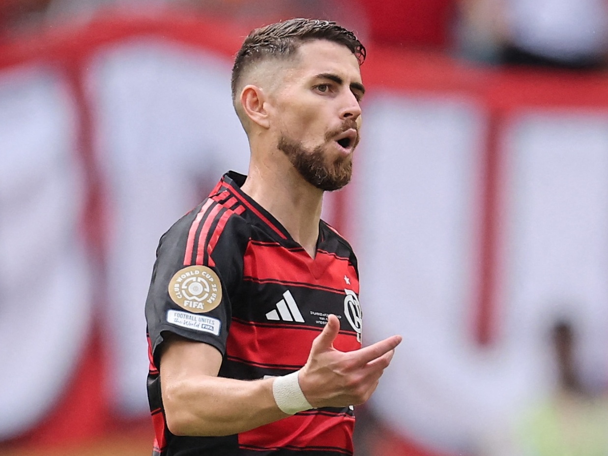 Flamengo reconhece ingenuidade após queda em amistoso contra o Bayern Jorginho comemora gol marcado pelo Flamengo contra o Bayern de Munique no Mundial (Foto: MICHAEL REAVES/Getty Images via AFP)