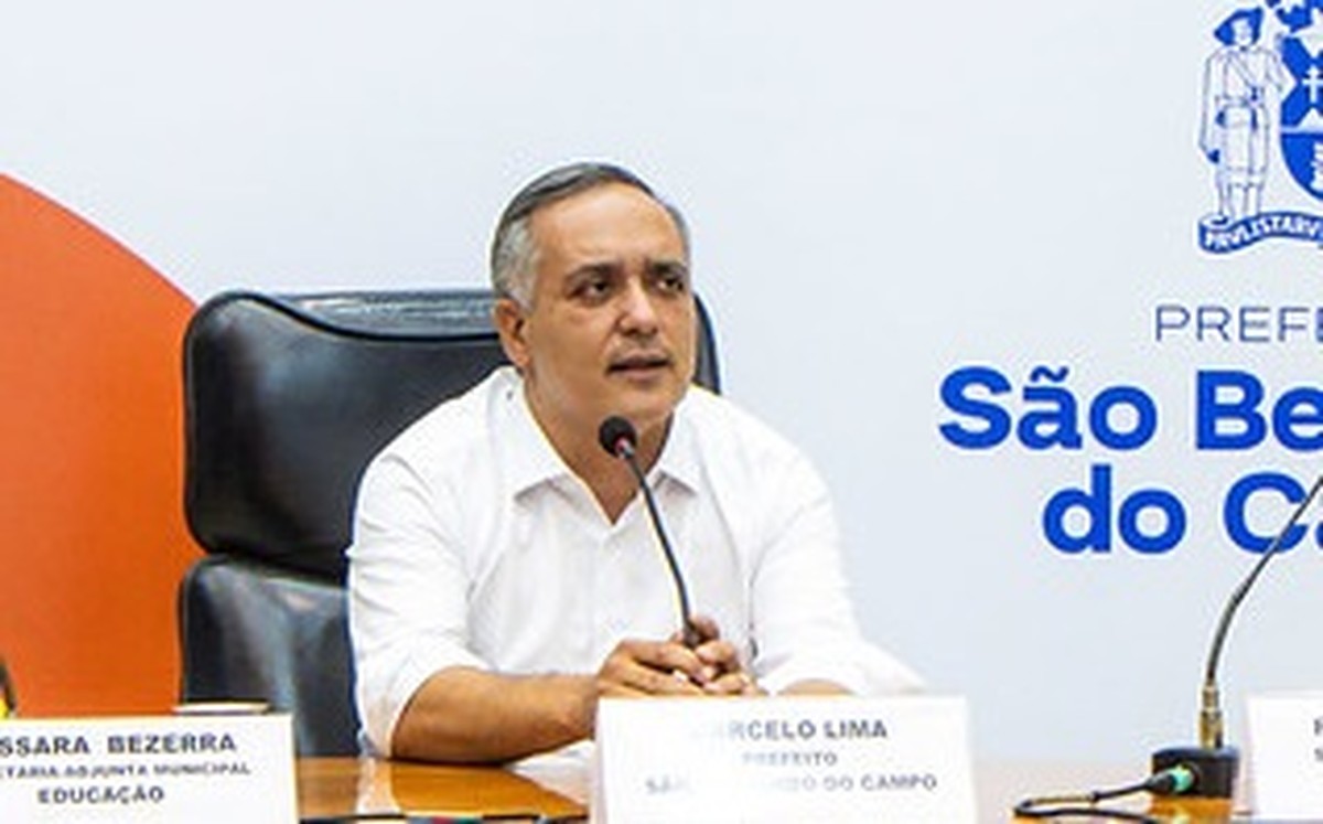 Marcelo Lima, prefeito de São Bernardo do Campo (Foto: Prefeitura de São Bernardo do Campo/ Divulgação)