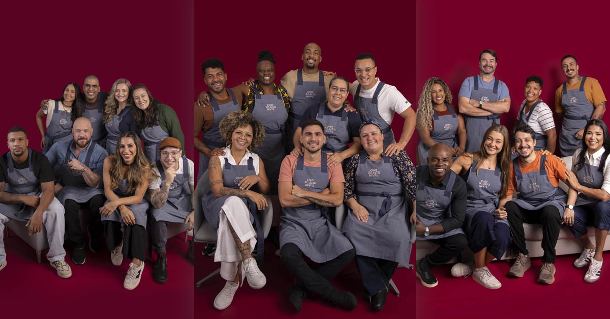 Chefs renomados mostram suas habilidades no reality 'Chef de Alto Nível' Foto: Reprodução