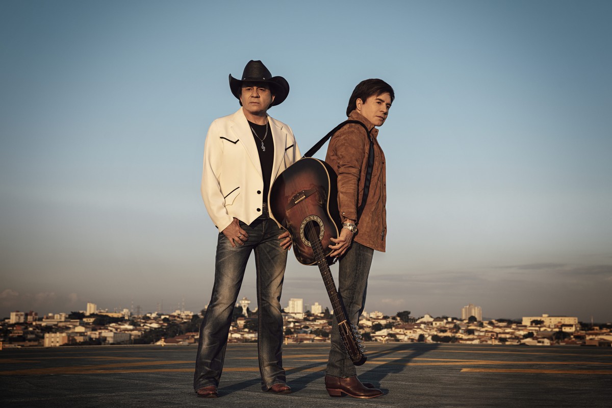 Chitãozinho & Xororó lançam nova turnê com desconto exclusivo para assinantes do GLOBO Chitãozinho & Xororó na turnê “ChX | Uma História de Sucesso” (Foto: Brunno Rangel)