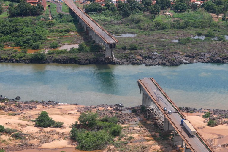 Ponte Juscelino Kubitschek, entre Tocantins e Maranhão, que caiu no último domingo, 22 (Foto: Governo federal/Divulgação)