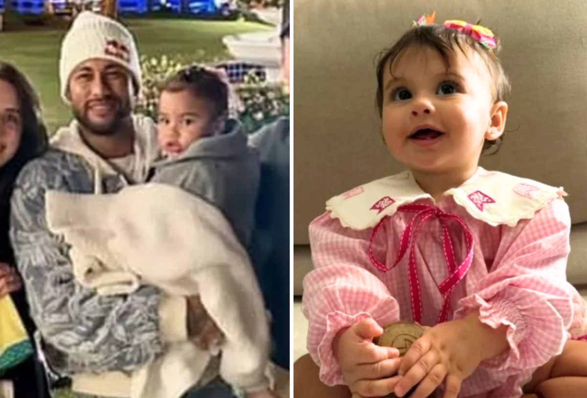 Neymar e amigos celebram o primeiro aniversário de Helena em grande estilo Neymar, Bruna Biancardi e Mavie marcam presença na festa de Helena, filha do jogador com Amanda Kimberlly (Foto: Reprodução/Instagram)