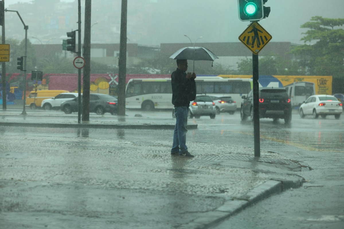 Tempestade persiste no Rio Grande do Sul e chuva avança para Santa Catarina RS mantém registro de chuvas — Foto: Márcia Foletto/O Globo/Arquivo