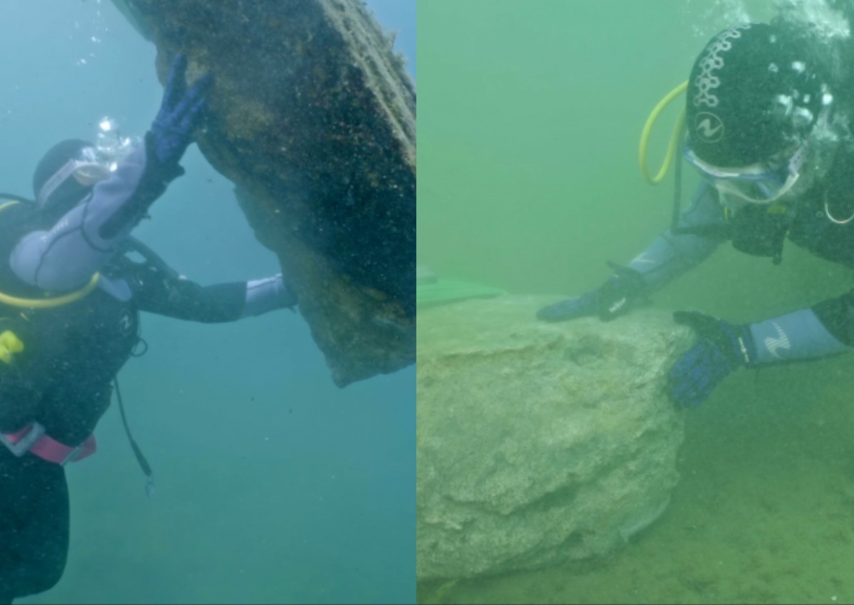 Pesquisadores encontram restos da Roma Antiga no fundo do oceano e revelam segredos históricos Pesquisadores descobrem restos da Roma Antiga enterrados no fundo do oceano (Foto: Divulgação/Superintendência da Área Metropolitana de Nápoles)