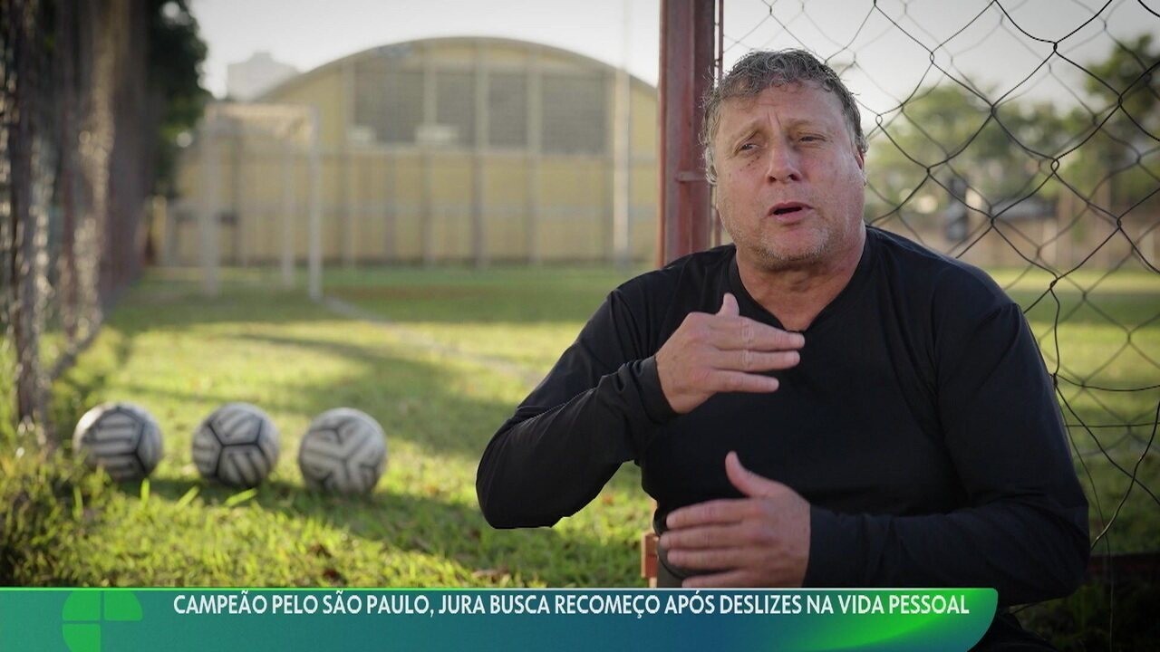 Ex-jogador do São Paulo e Flamengo, Jurandir Fatori, busca nova chance no futebol após falência financeira Foto: Reprodução