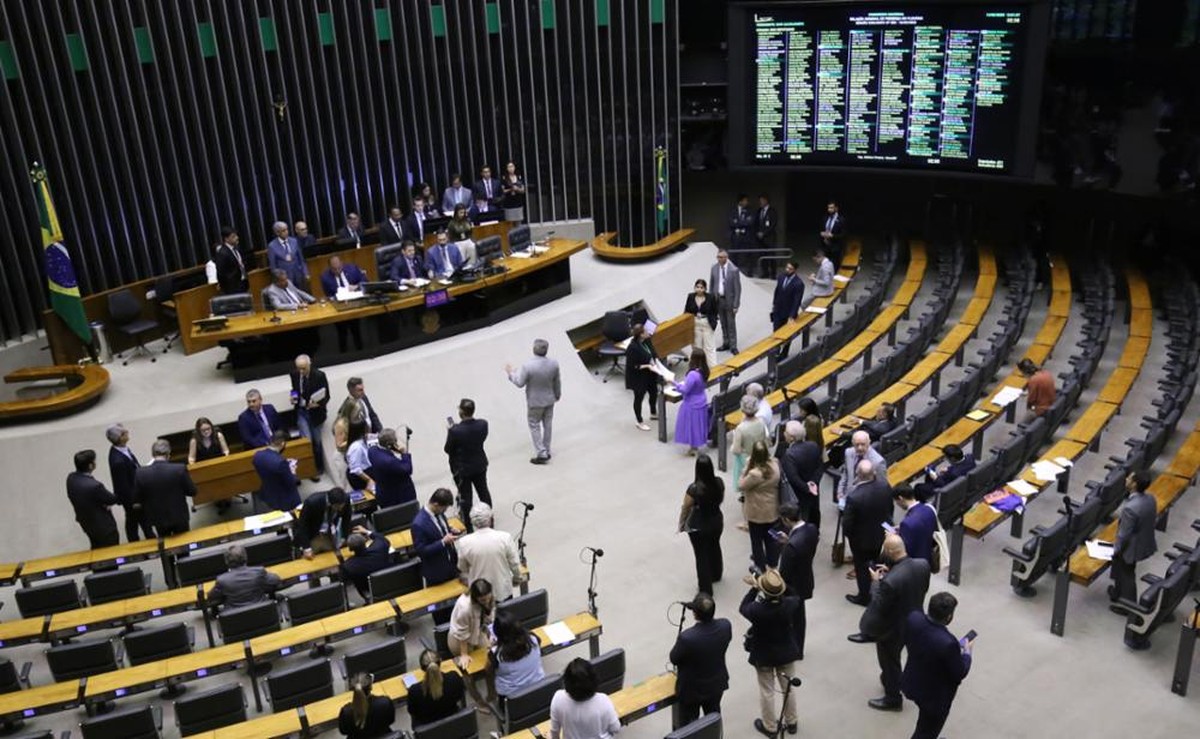Sessão conjunta do Congresso Nacional (Foto: Kayo Magalhães/Câmara dos Deputados)