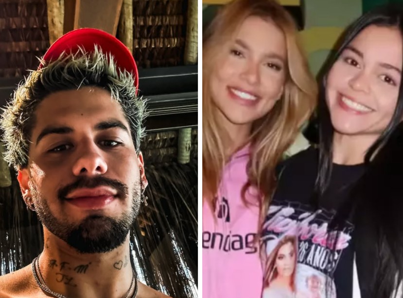 Virginia se pronuncia sobre suposta assessora atuando como informante Zé Felipe, Virginia Fonseca e Maressa Lopes (Foto: Reprodução)