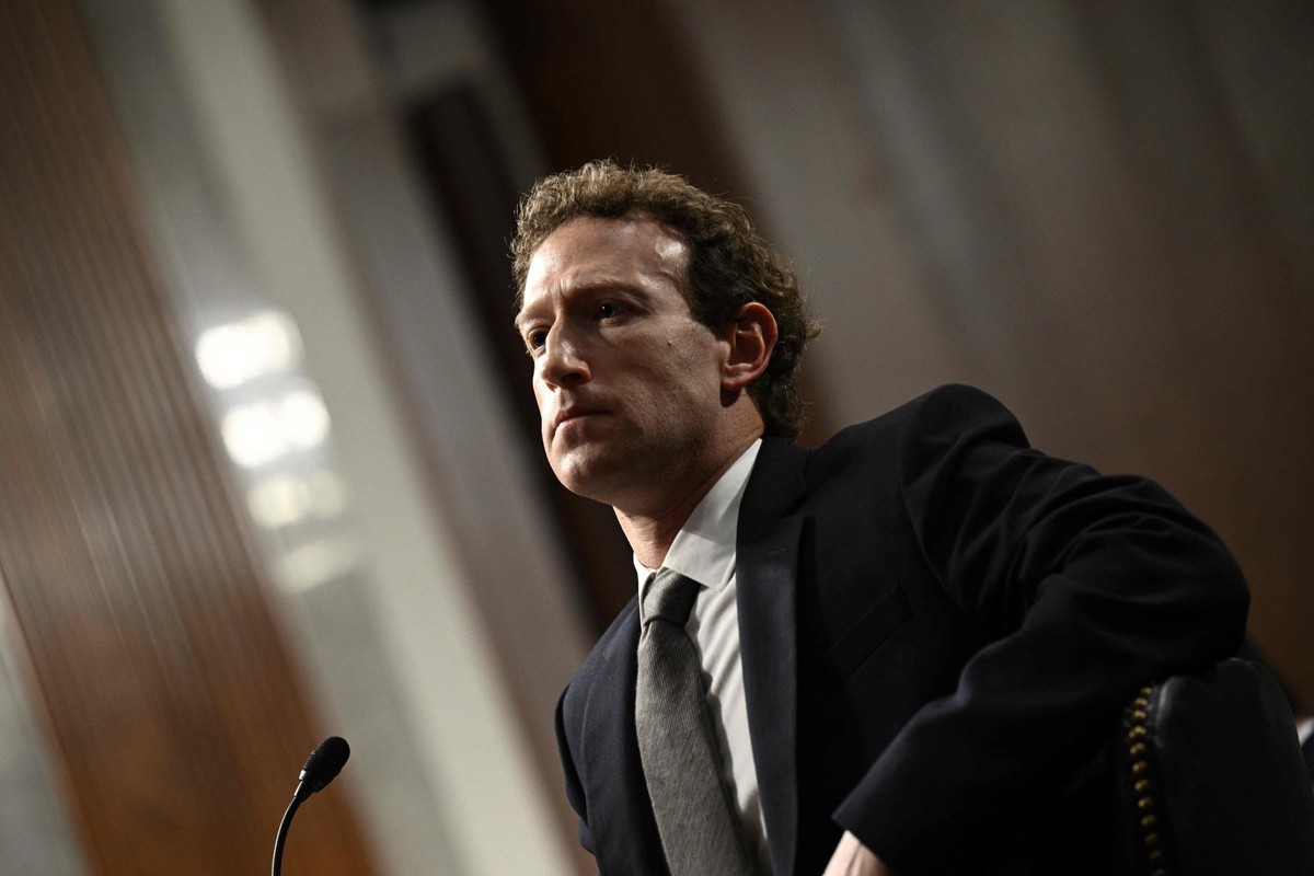Filantropia deve ser vista como um compromisso social, não como um negócio Mark Zuckerberg, presidente da Meta (Foto: Brendan SMIALOWSKI / AFP)