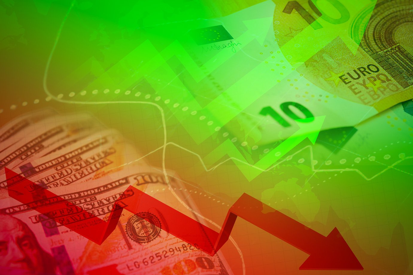 Investidores avaliam euro e dólar em meio à guerra tarifária global O euro encontra-se atualmente em torno de 1,17 frente ao dólar, e os investidores podem esperar uma possível valorização para 1,20, com um limite máximo de 1,25 no curto prazo, segundo Bruno Corano. (Foto: Freepik)