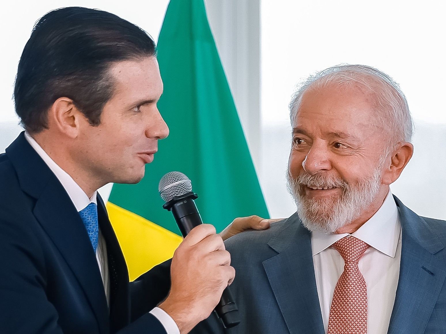 O presidente Lula e o presidente da Câmara dos Deputados, Hugo Motta (Foto: Ricardo Stuckert/PR)