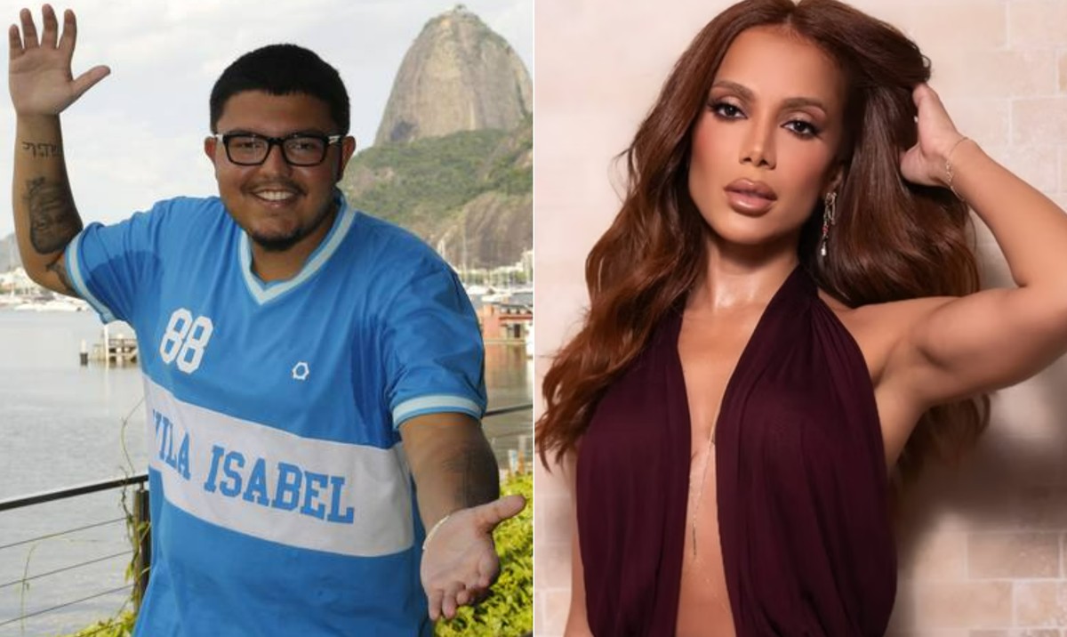 Anitta confirma camarote na Sapucaí para o Carnaval de 2026 Luiz Guimarães e Anitta (Foto: Reprodução/Instagram)
