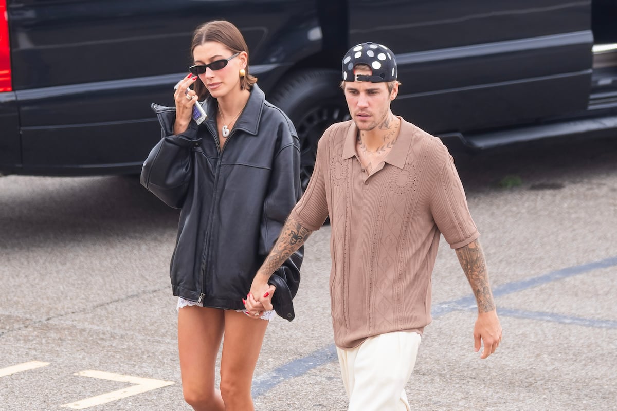 Justin e Hailey Bieber desfrutam férias em Mallorca com sunsets e delícias gastronômicas Hailey e Justin Bieber em Nova York, no dia 29 de agosto de 2023. (Foto: Gotham / GC Images)