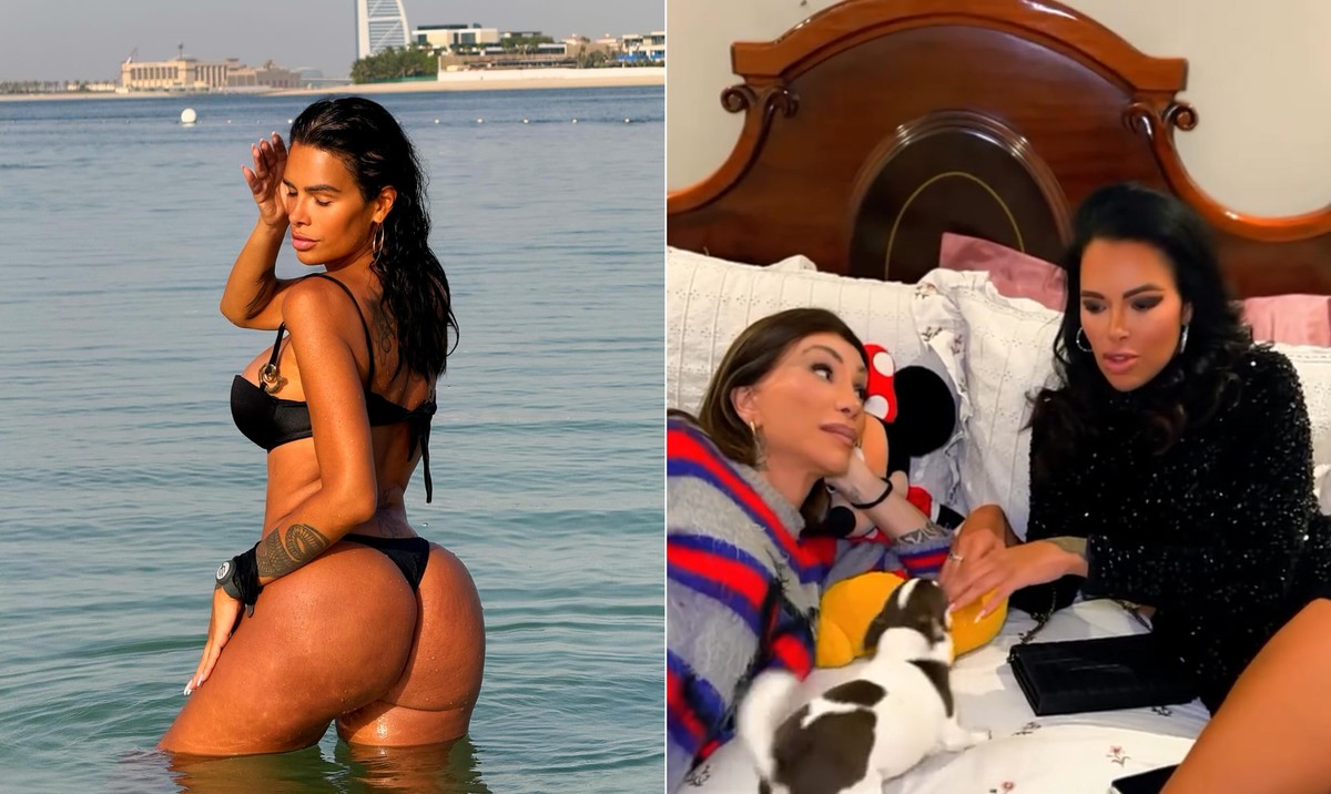 Ex-BBB Ariadna Arantes diz que usou silicone de 'limpar pneu de avião' no bumbum em conversa com Maya Massafera (Foto: Reprodução/Instagram)