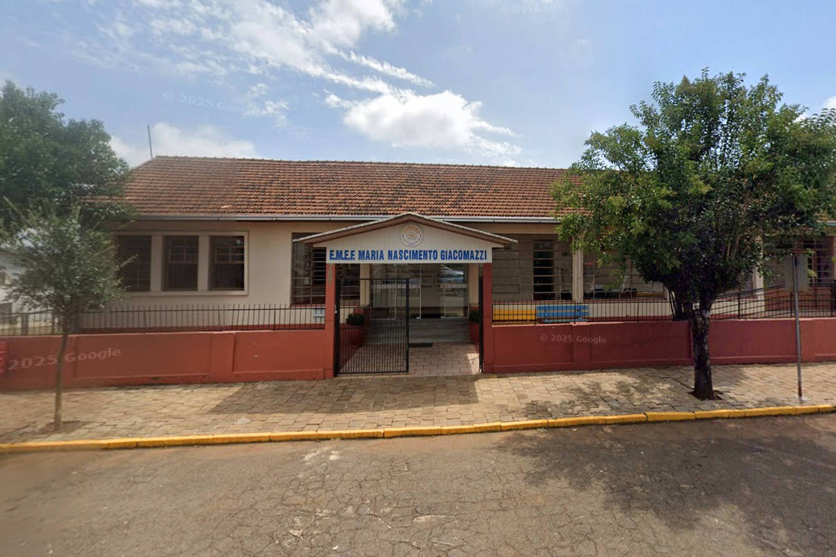 Menina ferida em ataque a escola no Rio Grande do Sul recebe alta médica Escola Maria Nascimento Giacomazzi, em Estação, no Rio Grande do Sul (Foto: Reprodução/Google Street View)