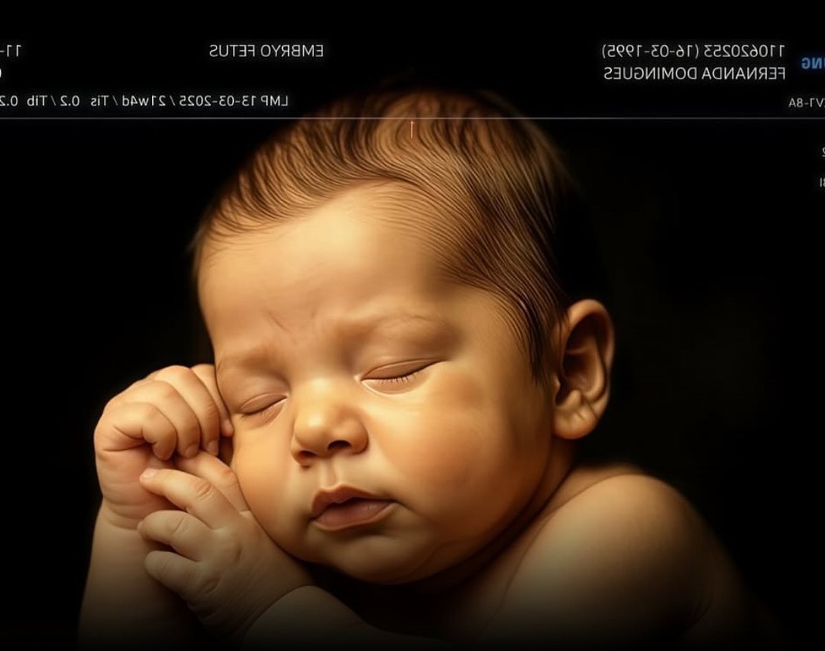 Noiva de MC Guimê revela ultrassom 8K da filha e surpreende com imagem realista Ultrassom 8K: noiva de MC Guimê impressiona com foto realista da filha. (Foto: Reprodução / Instagram)