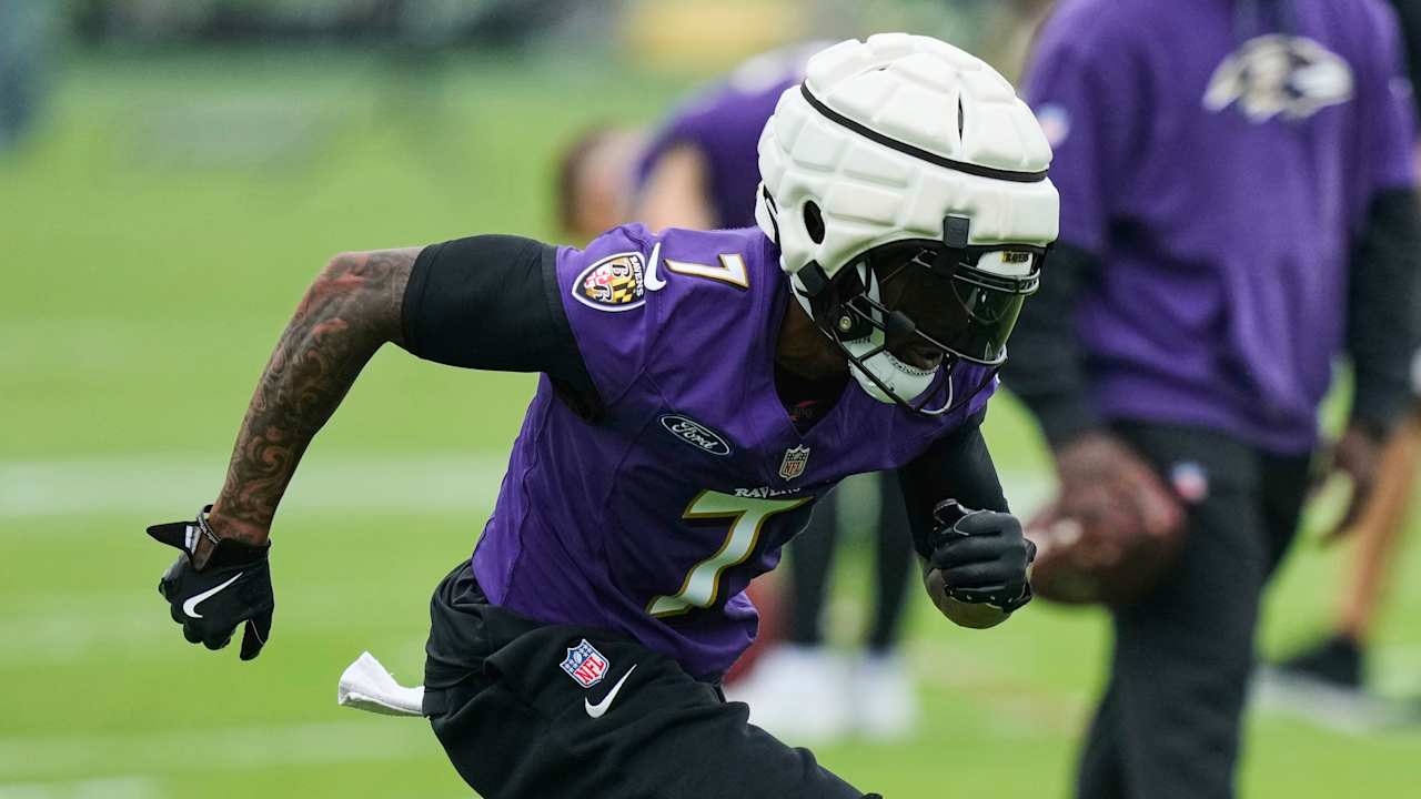 Rashod Bateman busca mudar a imagem dos recebedores do Ravens após renovação Foto: Reprodução/@NFL