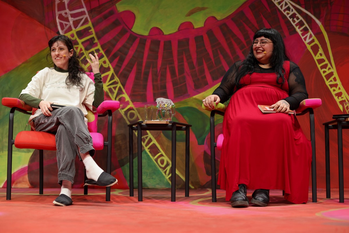 Mesa Todas as Formas, com Mar Becker Monique Malcher (Foto: Márcia Foletto / Agência O GLOBO)
