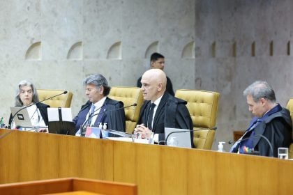 Ministros do STF defendem a integridade da corte em discursos contra ameaças Sessão extraordinária do STF em 1º de agosto de 2025. (Foto: Antonio Augusto/STF)