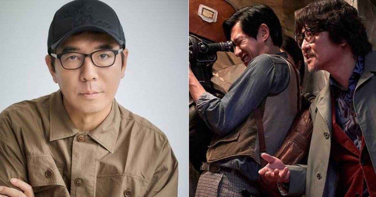 Diretor Kim Jee-woon à esquerda; à direita, cena de Na Teia da Aranha (Foto: Divulgação)
