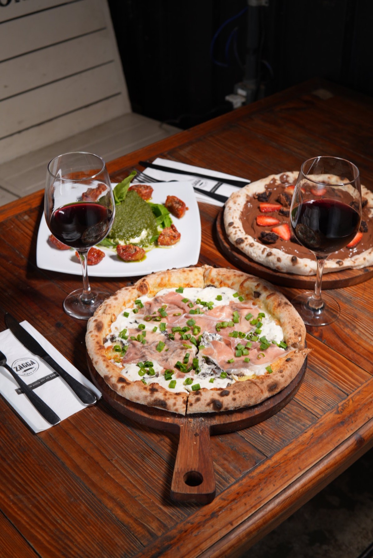 Promoção de Dia dos Namorados na Zagga Pizza Bar (Foto: Divulgação)