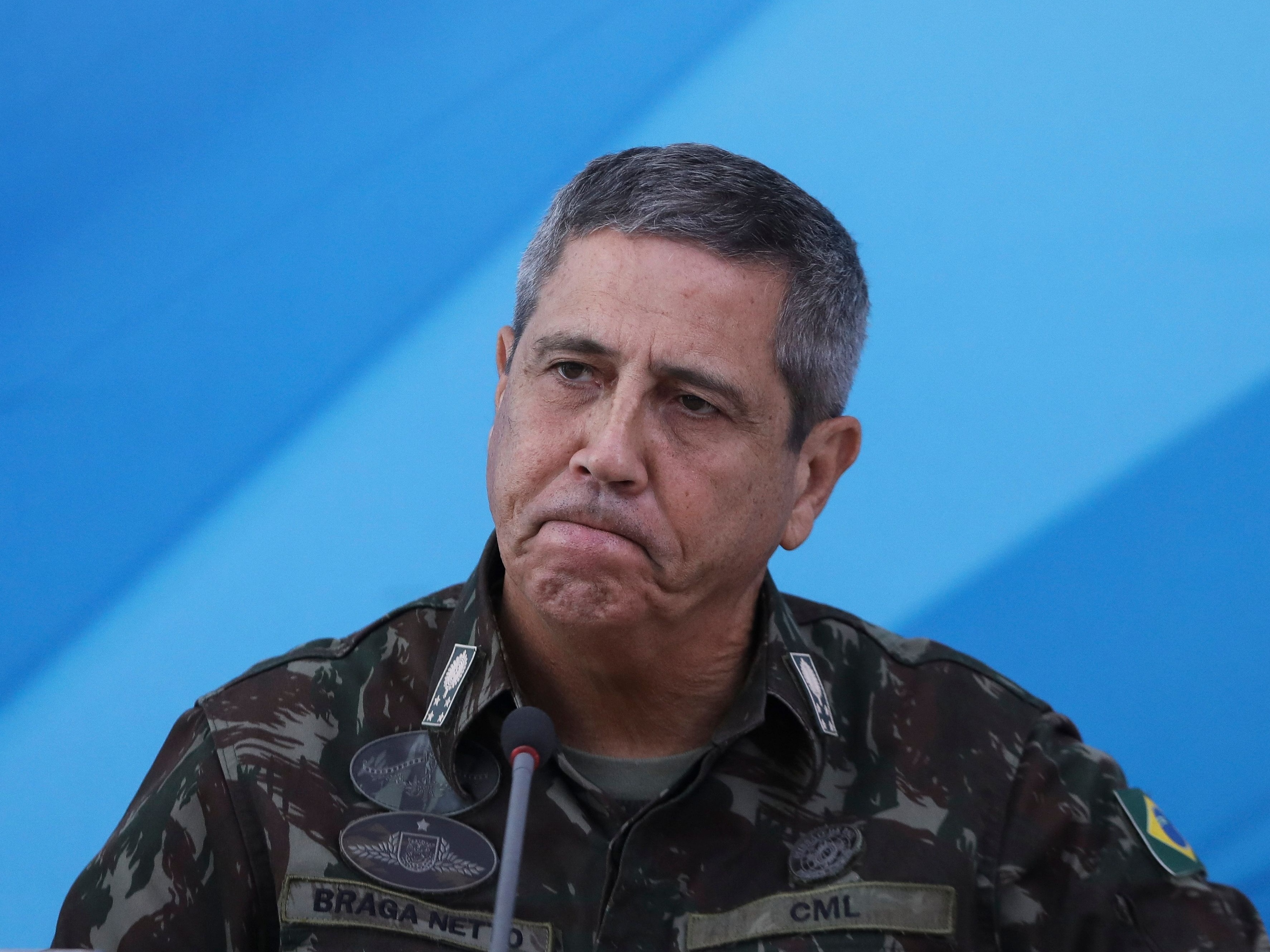 Braga Netto é um dos réus do chamado núcleo crucial da trama golpista (Foto: Sergio Lima - 16.fev.2018/AFP)