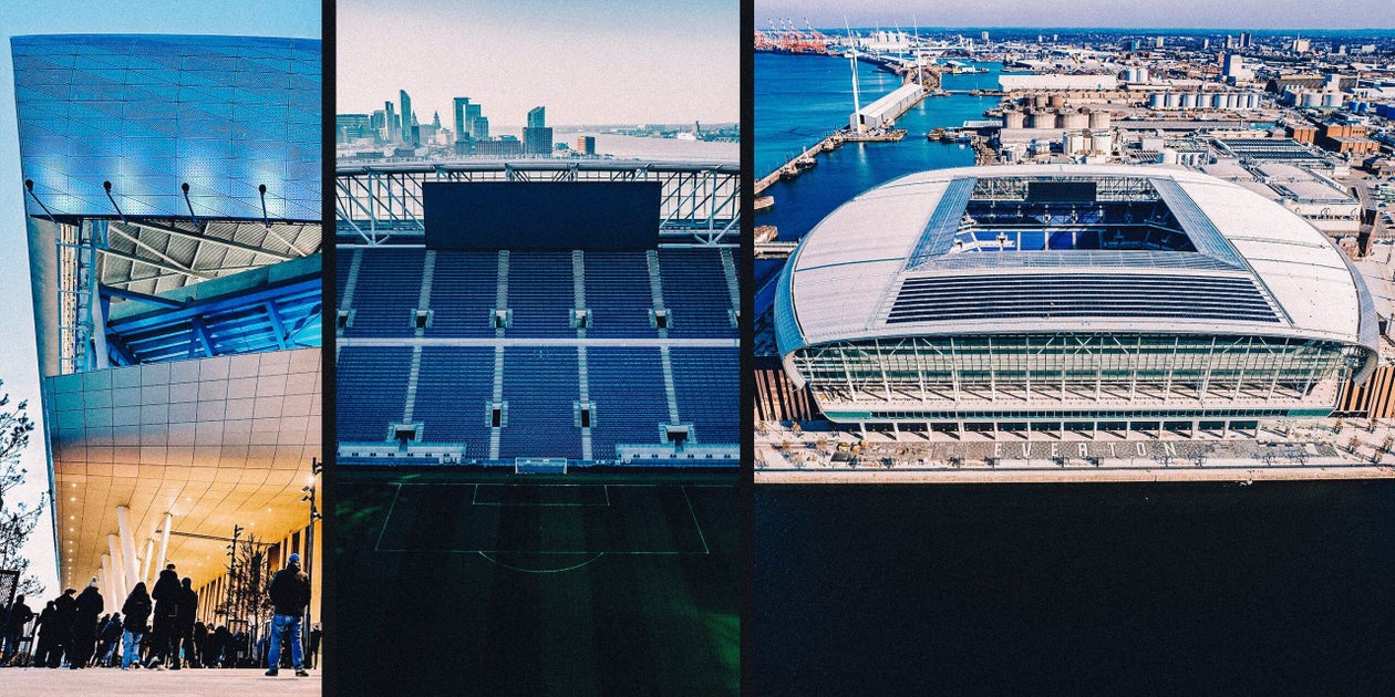 Everton revela detalhes da construção do novo estádio de £800 milhões Foto: Reprodução/The Athletic UK