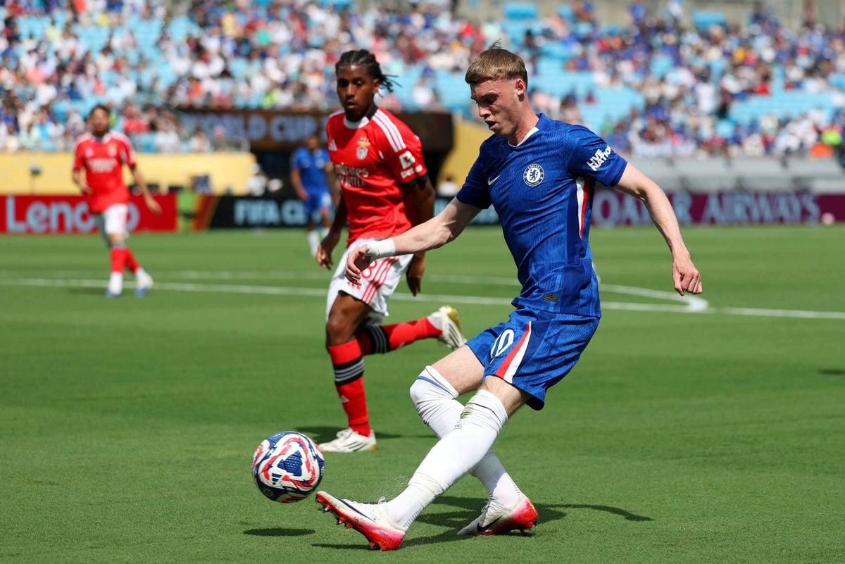 Chelsea testa Cole Palmer como ponta esquerda no Mundial de Clubes Foto: Reprodução/The Athletic UK